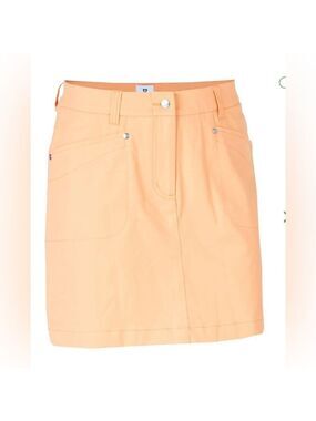Daily Sports Lyric Lined Vacation Athleisure Souple Orange Golf Skort Skirt 4